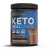 Keto Science Ketogenic Meal Shake Chocolate container