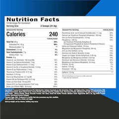 Scoop of Keto Science chocolate meal shake powder