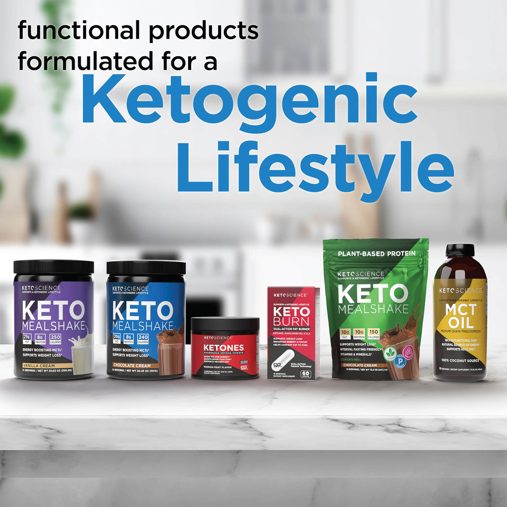 Healthy fats and keto ingredients arrangement