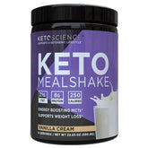 Keto Science Ketogenic Meal Shake Vanilla bottle front