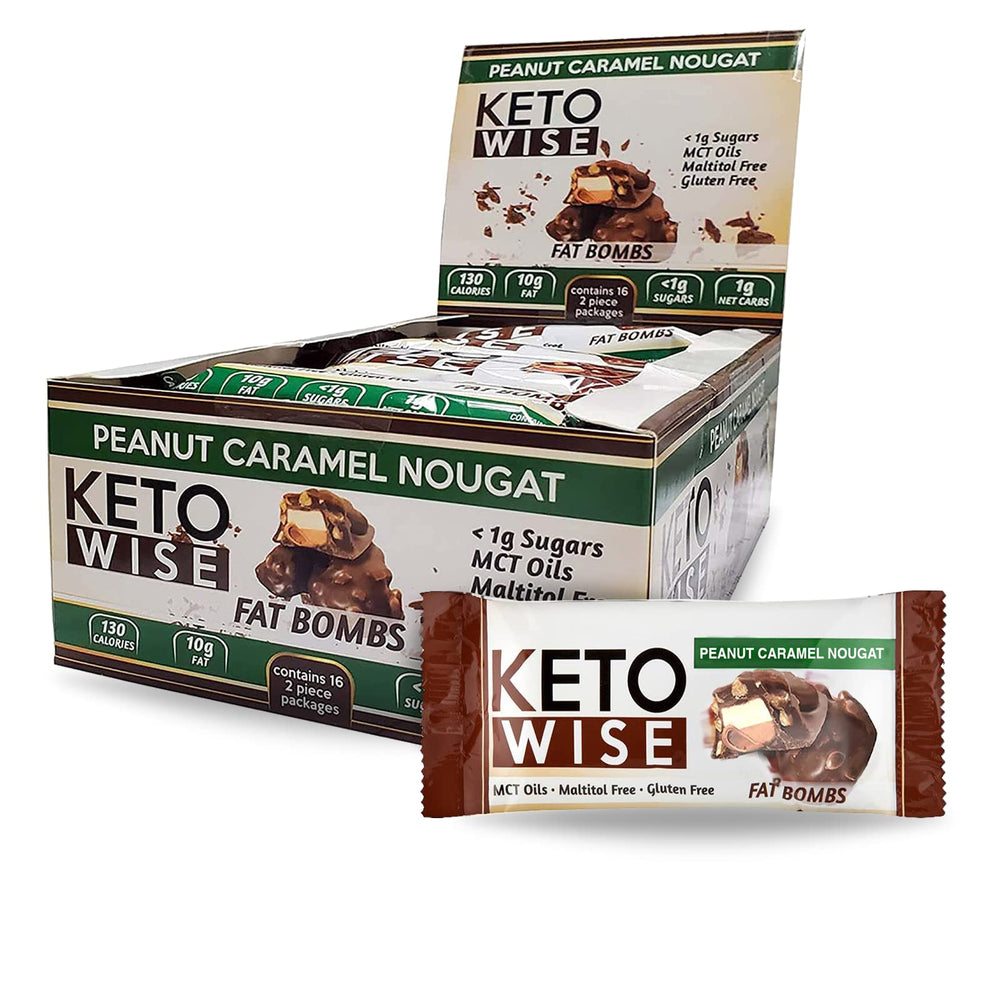 Keto Wise Fat Bombs chocolate coated with MCT oil