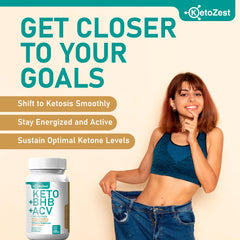 Close-up of KetoZest bottle and capsules