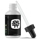 Keto Chow SALTT Low-K bottle close-up, highlighting electrolyte blend for fasting support