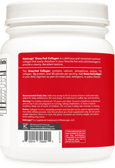 Product label highlighting Grass-Fed, NSF and GMP certifications