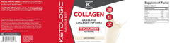 Ketologic Grass-Fed Collagen Unflavored product packaging label