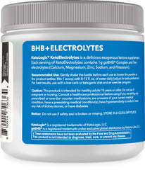 Ketologic Keto Electrolyte Blue Raspberry dissolved in glass for refreshing post-activity hydration.