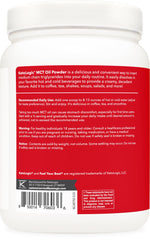 Powder being used as coffee creamer with Hazelnut Cream flavor