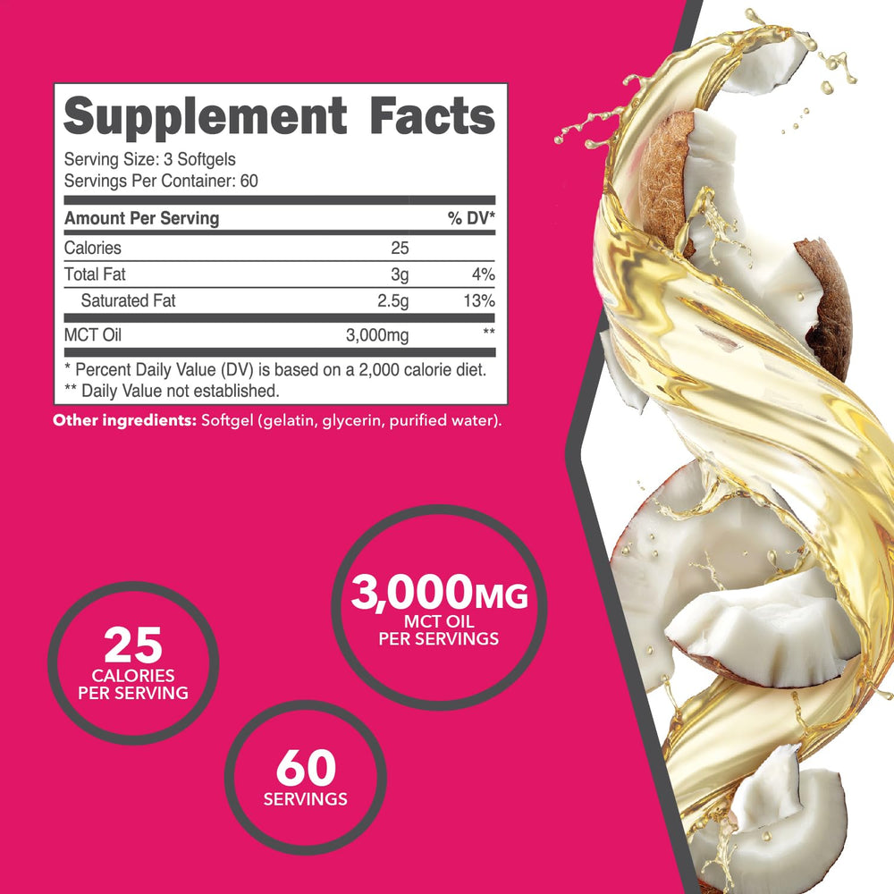 Athlete with Ketologic MCT Oil Softgels for energy during workout