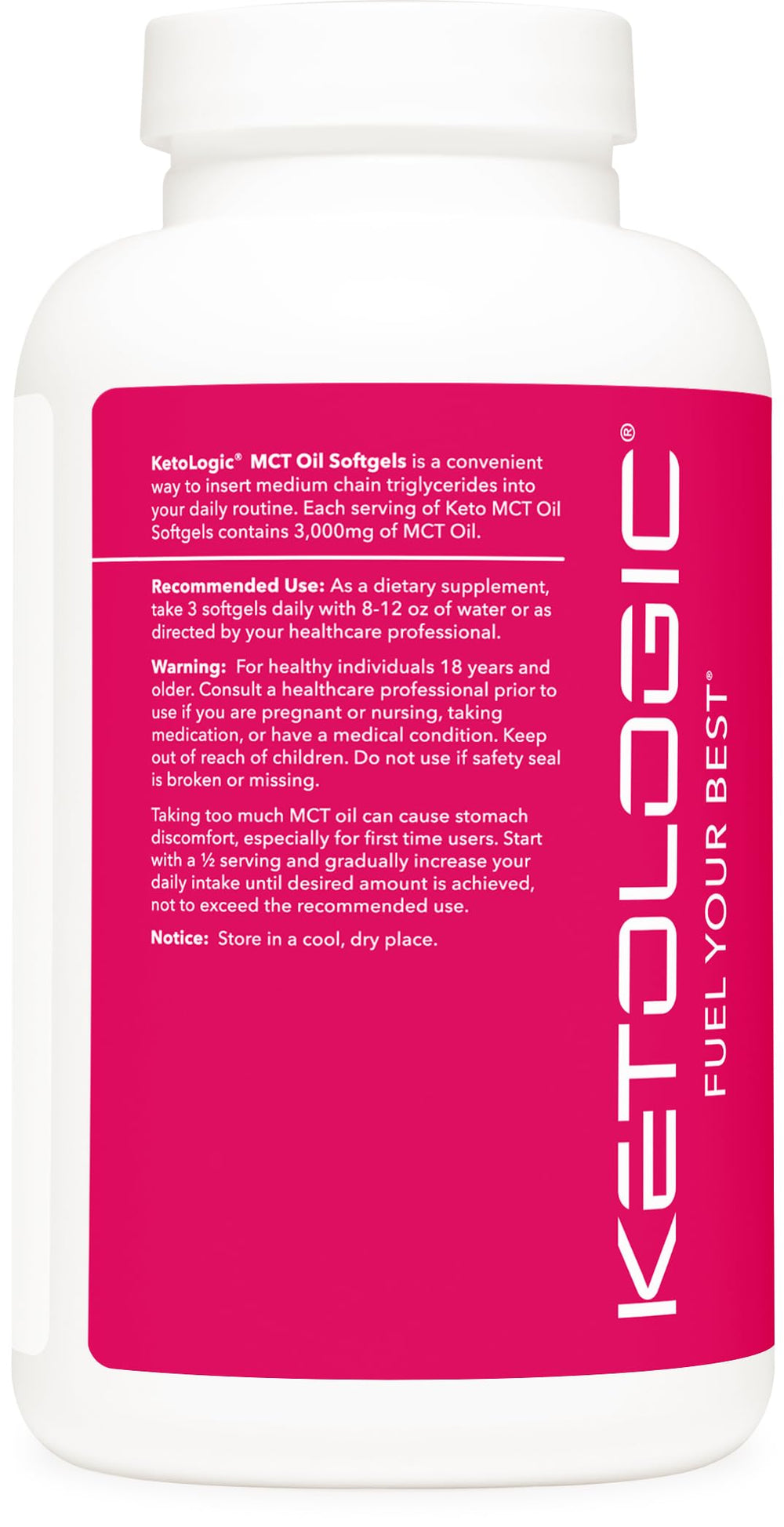 Manufacturing facility with NSF certification for Ketologic MCT Oil Softgels