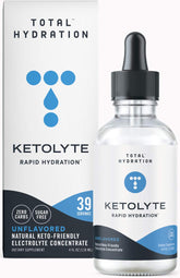 Ketolyte Rapid Hydration unflavored bottle front view