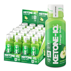 Ketone-IQ envase frontal sabor manzana verde mostrando presentación compacta y limpia