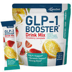 KetoZest GLP-1 Booster Drink Mix powder front label