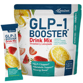 Hero shot of KetoZest GLP-1 Booster Drink Mix powder