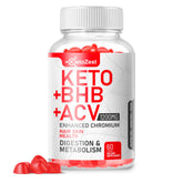 KetoZest Keto ACV BHB Gummies with Apple Cider Vinegar and The Mother