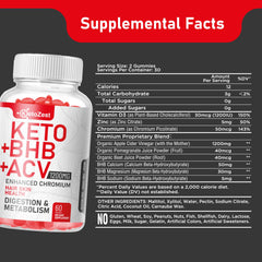 KetoZest Keto ACV BHB Gummies Packaging