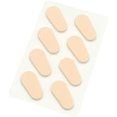 Khaki EVA foam eyeglasses nose pads in package