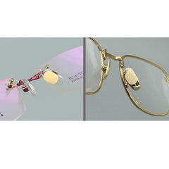 Assorted replacement nose pads for glasses in khaki color