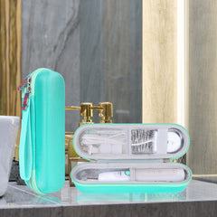 Two toothpaste caps included with the case