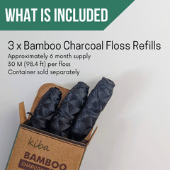 Mint-flavored floss with wax coating