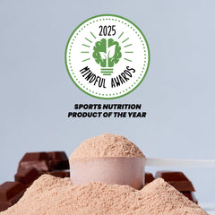 Kick Sports Nutrition Whey Protein scoop demonstrates easy measurement for post-workout fueling.