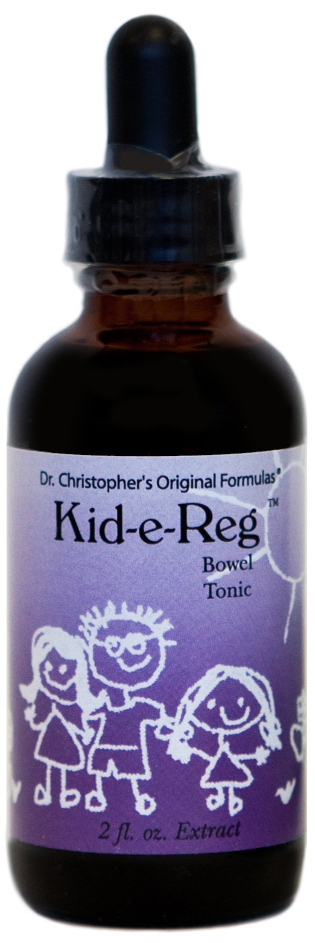 2 oz bottle of Kid-e-Reg Bowel Tonic for kids