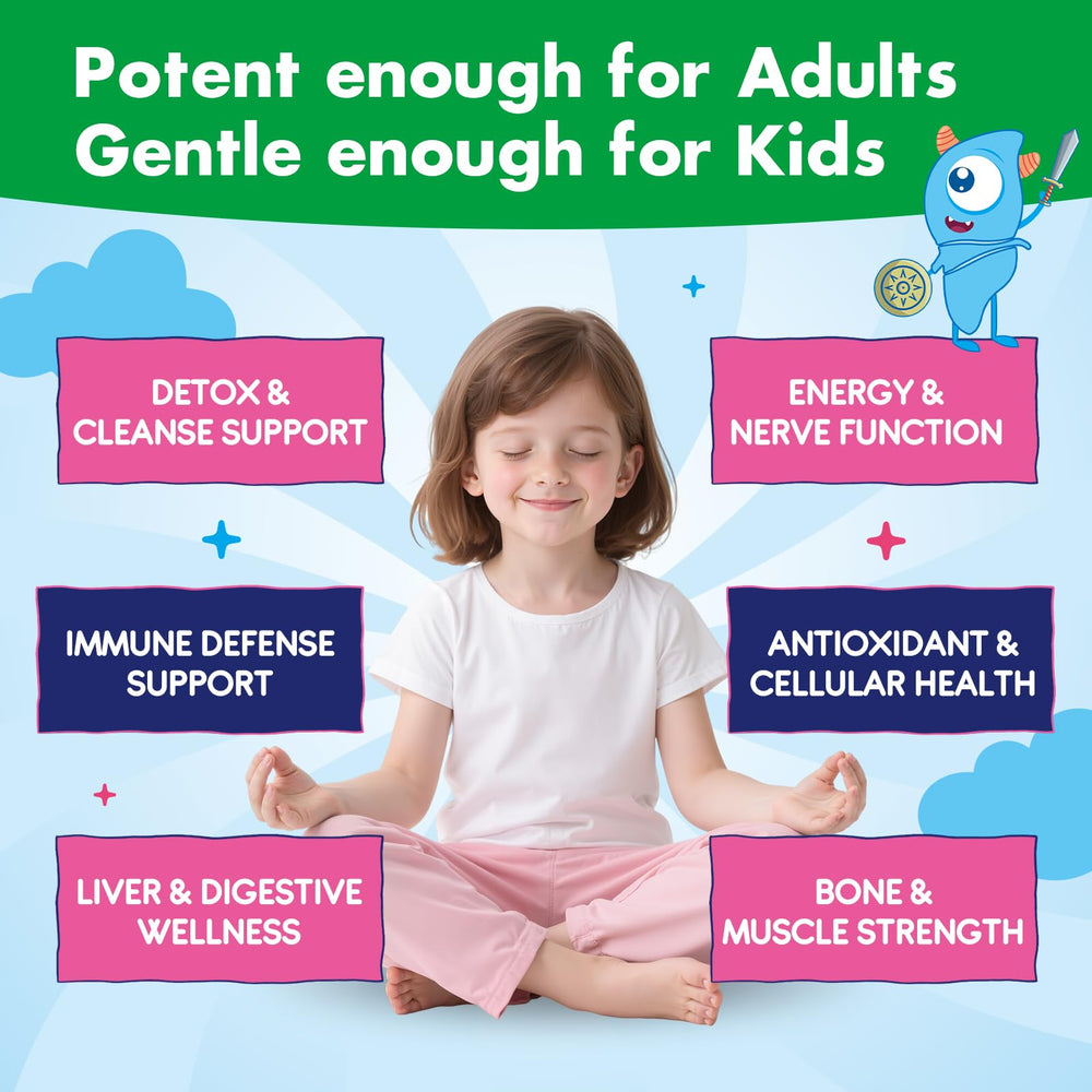 Kids benefiting from zeolite detox and immune support