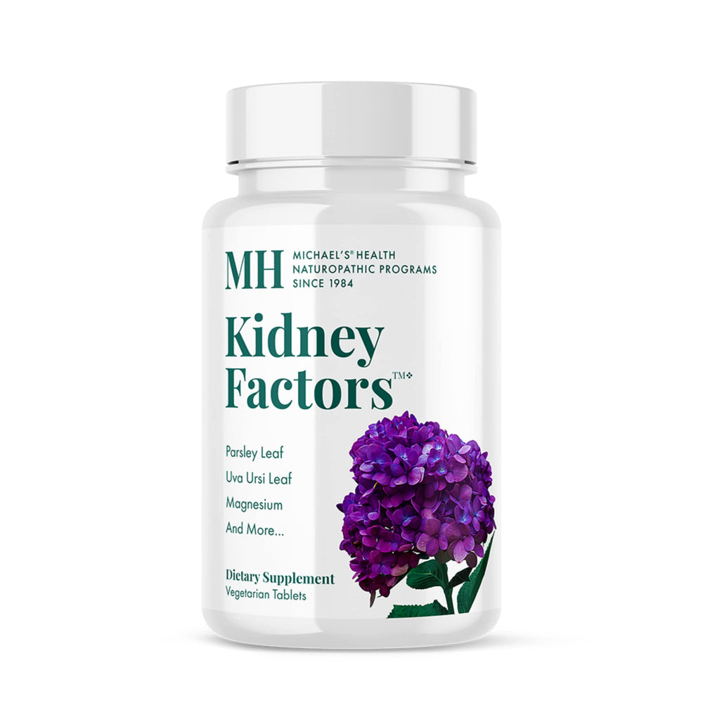Kidney Factors bottle front label