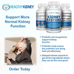 Kidney Restore free eBook kidney cleanse offer visually shown.