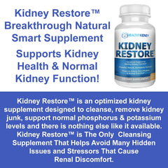 Kidney Restore focus on normal kidney function and healthy urinary flow.
