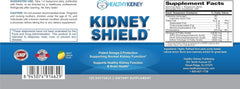 Dosage chart for Kidney Shield 2-Pack