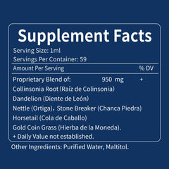 Kidney stones dissolver and detox support herbal drops