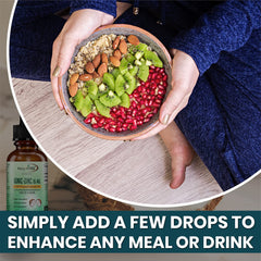 Child and adult taking liquid zinc drops