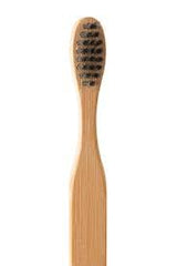 Kids bamboo toothbrush with soft BPA-free bristles