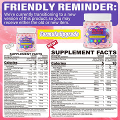 Close-up of Kids Brain Gummies strawberry flavor soft chew