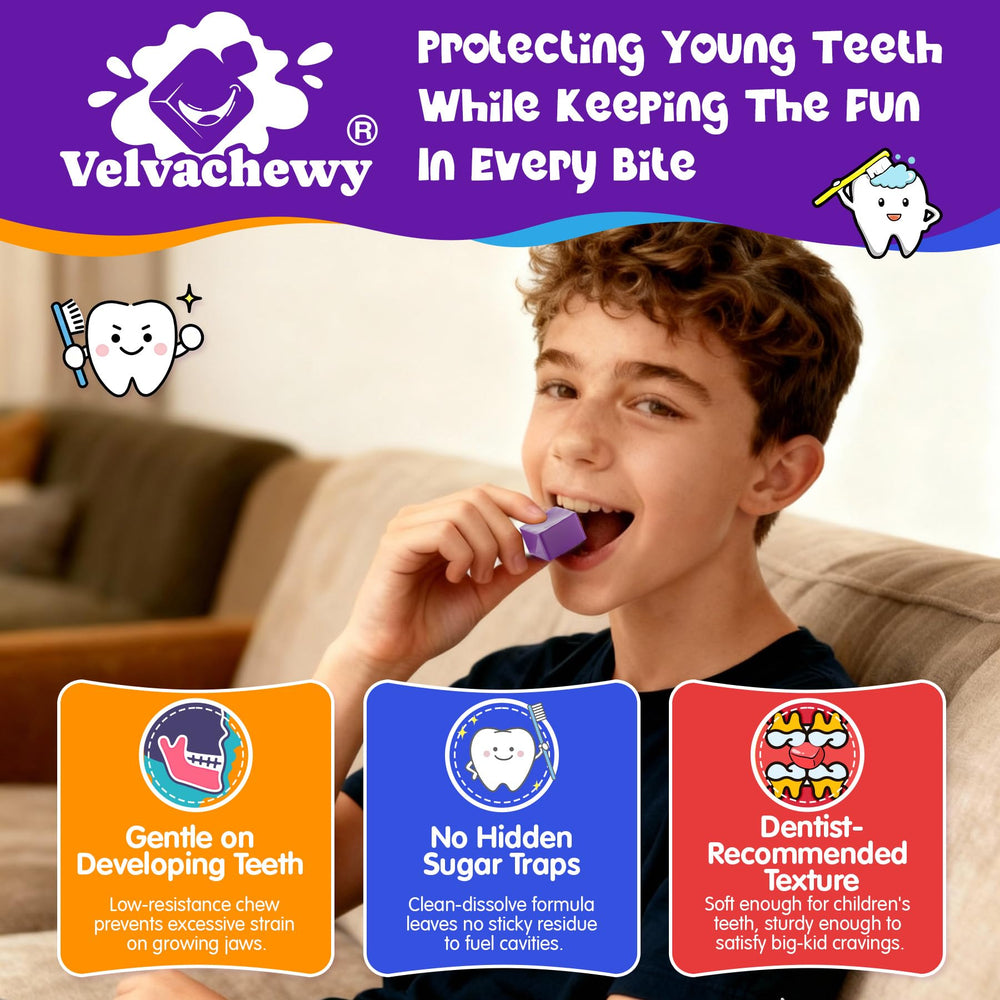 Velvachewy Chew 2.0 soft chew delivery system graphic