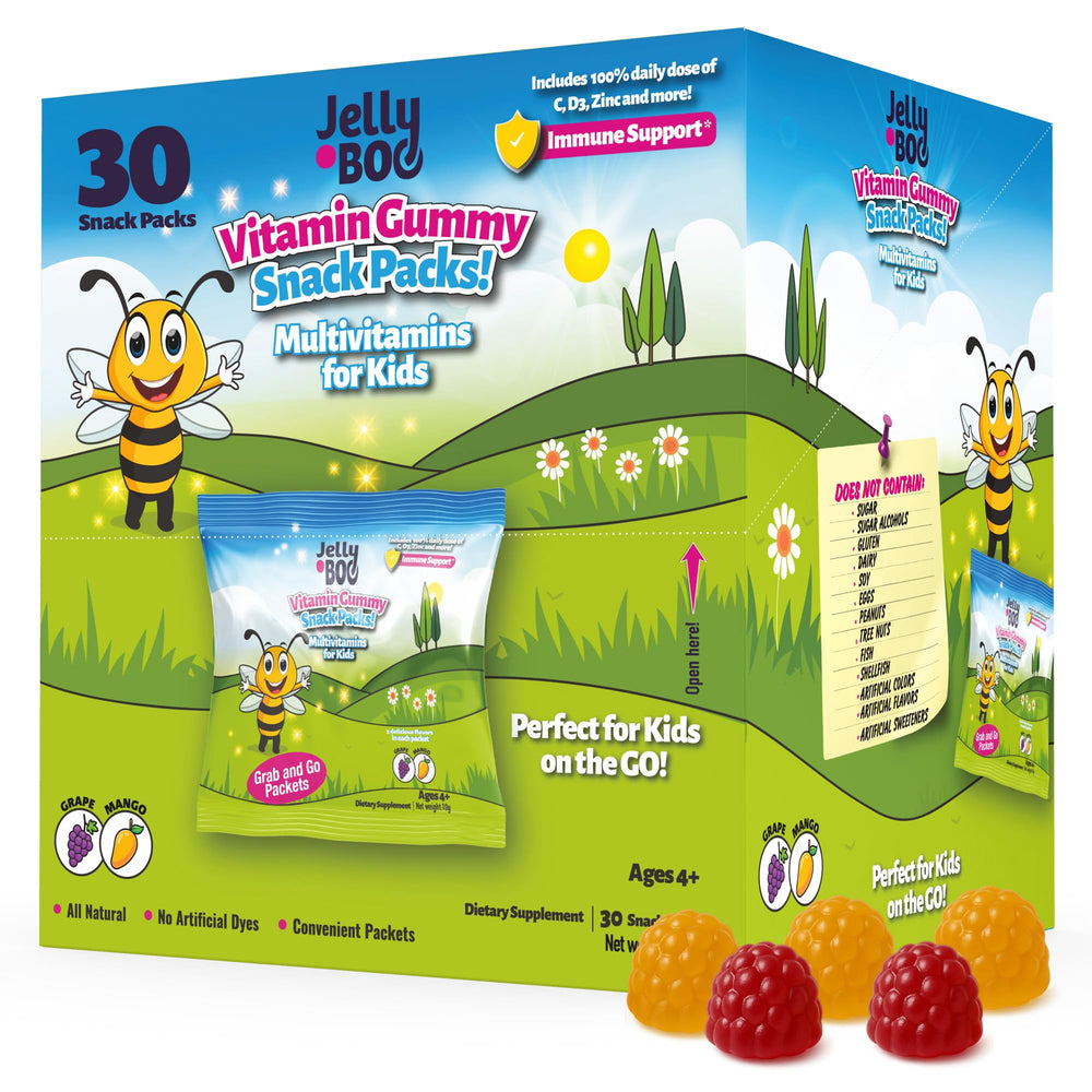 Jelly.Boo Kids Daily Multivitamin Gummies label