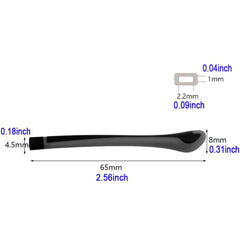 Anti-slip silicone end tips attached to kids glasses