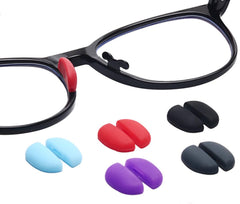 D-shaped plug-in nose pads for kids' glasses, anti-slip