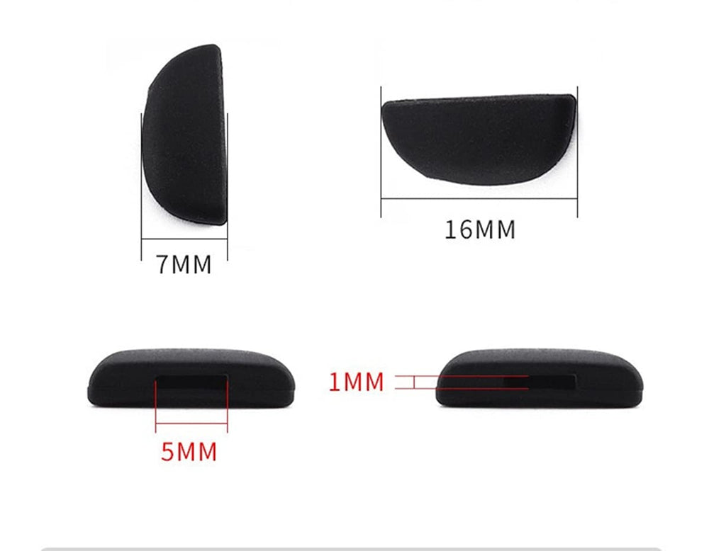 Replacement nose pads kit for children's glasses, grey