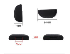 Anti-slip silicone nose pad on kid's frames - side view