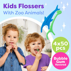 Koala-shaped kids floss picks
