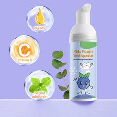 Assorted fruit flavors for kids' toothpaste: blueberry, strawberry, watermelon, orange