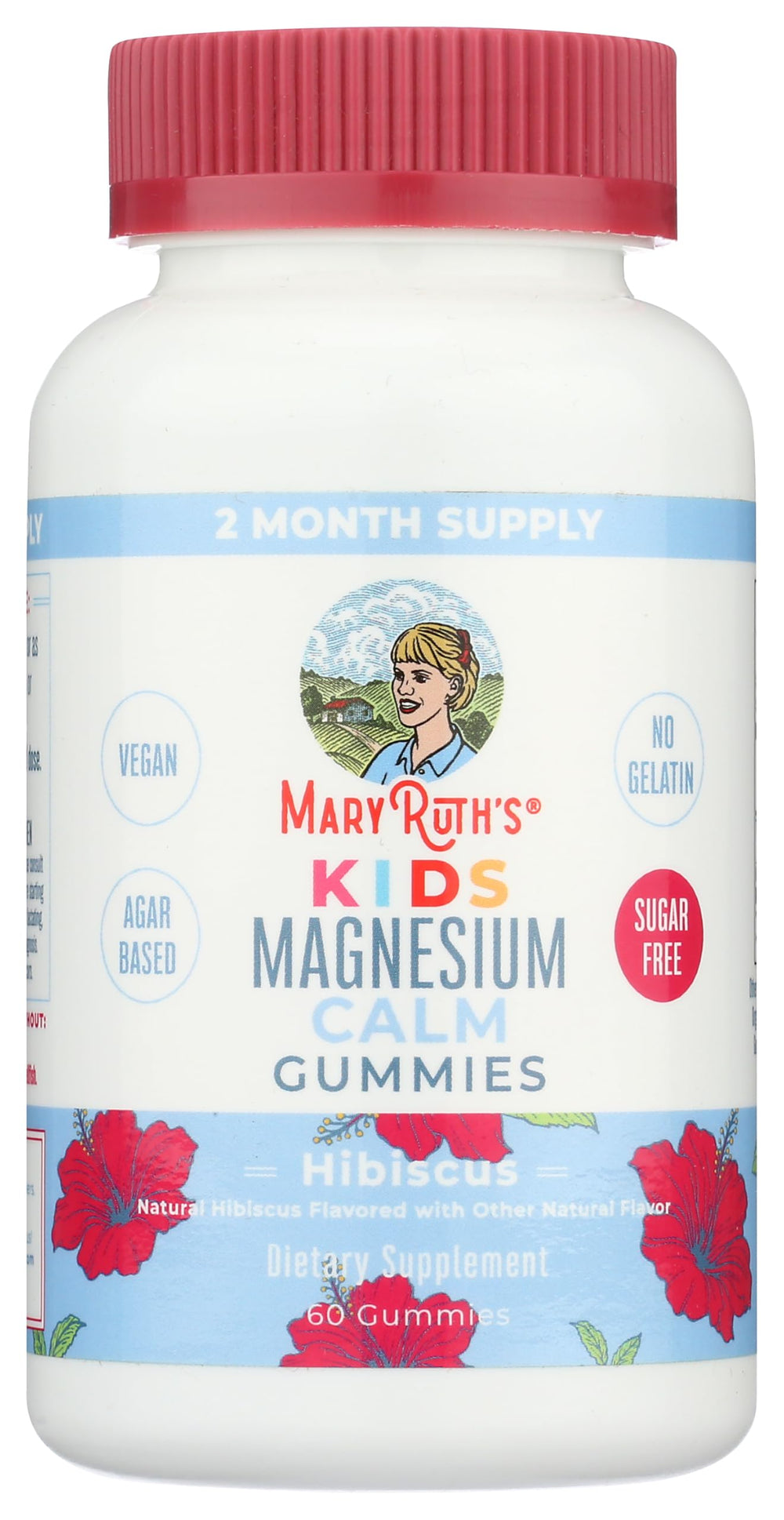 MaryRuth's Kids Magnesium Citrate Gummies bottle with 60 count