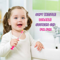 Kids manual toothbrushes in four colors for ages 2 and up