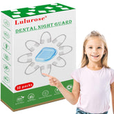 Close-up of kids mouth guard designed to reduce grinding and clenching