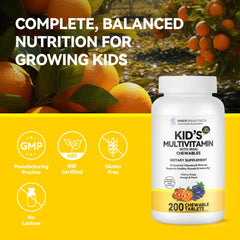 Multivitamin for kids supporting brain function and metabolism
