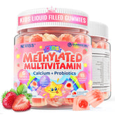 Neviss Kids Multivitamin Gummies bottle label on white background