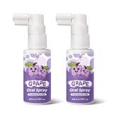 Front view of Kids Oral Spray 2 pack grape flavor