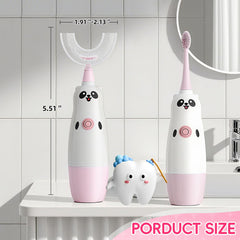 Cute panda cartoon design for girls and boys aged 8-13