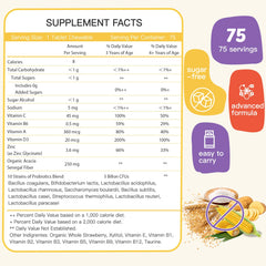 Close-up of 5 Billion CFU claim on bottle label